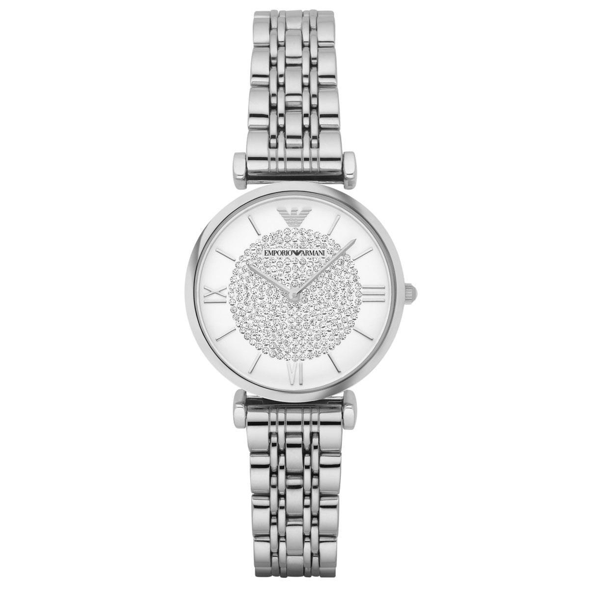 Emporio Armani AR1925 White Dial Stainless Steel Women's Watch - Watch Home™ Emporio Armani AR1925 White Dial Stainless Steel Women's Watch - Watch Home™